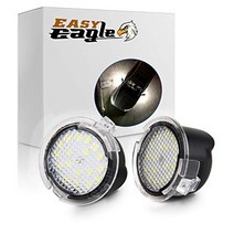 미국 Ford F-150 Expedition Explorer Edge Flex Fusion Taurus X6000K 크세논 화이트 포함용 Easy Eagle 풀 LED 사이드