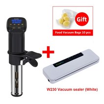 수비드 머신 BioloMix 업그레이드 된 3.5 세대 Wifi 앱 제어 수비드 쿠커 1200W 순환기 진공 히터 정확한 온도 수비드기계, 블랙 N 화이트 진공, 협동사, 유럽 ​​연합