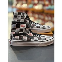 (반스) Ua Sk8-Hi Tapered Love Letters 여성화 스니커즈 black/true white (VN0A4U16B0A)