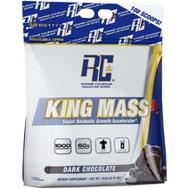 로니콜먼 전문가용 킹 매스 XL 15파운드 6.75kg 108서빙 다크 초콜렛 맛, 999