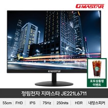 정림전자 지마스타 JE221L6711 IPS FHD 리얼75 HDR 광시야각 무결점, JE221L6711 무결점