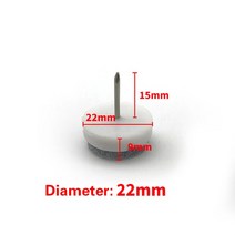 식탁 테이블 철제다리 펠트 발 패드 스키드 글라이드 네일 프로텍터 가구 의자 테이블 다리 하단 타일 플라, 10 J