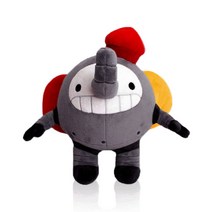 양철 주전자 코끼리 봉제 인형 30cm 인테리어쿠션