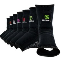 MMA 무에타이 킥 복싱용 사나불 Essential 스트라이킹 젤 발목 보호대(쌍), Green, S/M