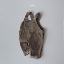 골덴멜빵팬츠 여아 남아 키즈 바지 오누 오렌지키즈