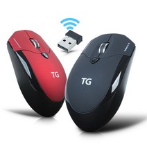 TG삼보 TG-M7000G USB 무선마우스, 레드, 레드