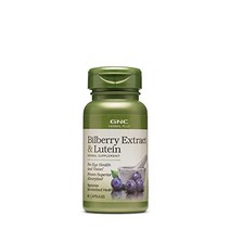 GNC Herbal Plus Bilberry Extract and Lutein 60 Capsules Herbs Provides Eye Health and Vision Support, 본문참고, GNC Herbal Plus Bilberry Extra