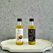 퀸오브트러플 화이트/블랙 트러플오일 100ml 실제 트러플 슬라이스 첨가, 블랙트러플 오일