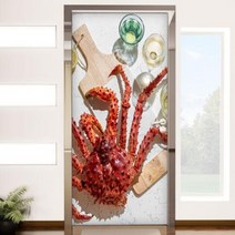 킹크랩 현관문시트지.꾸밈, 단품