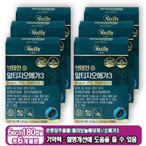 플라보놀배당체 징코오메가3 기억력개선 혈행개선 EPADHA 은행잎추출물 대두레시틴 정제어유 흡수빠른 RTG오메가 목넘김편한 캡슐 소형어류 브레인알티지오메가3