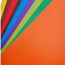 아주문구 학습준비물 8절색마분지240g, 100장, 8절 방안마분지 적색