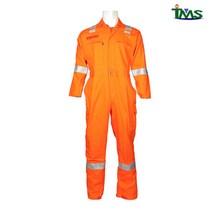 면 커버롤(오렌지) Coverall 겨울용, 10XL(US54), 오렌지