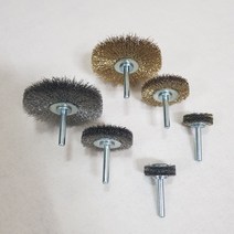T형 드릴용 스텐 철 와이어 브러쉬 녹제거 산업용 공업용 브러쉬 브러시, T형브러쉬 스텐 75mm