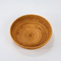 [MODERN HOUSE 중계점] 라탄 원형 바구니27cm WO0420016, 선택:단일상품