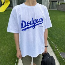 다저스 반팔 티셔츠