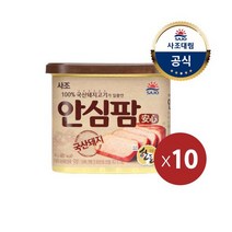 [사조대림] 사조 안심팜 340g x10캔 (햄통조림), 1세트