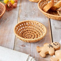 모던하우스분당점핸드메이드 라탄 넝쿨 미니 바구니_12cm WO0422010, 우드