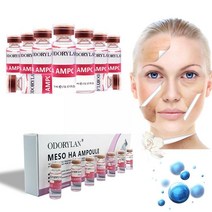 5ml HA 히알루론산 피부 미백 세럼 스킨 Ha 분자 케어 페이셜 퓨어 메조테라피 I2Z4 10 병, [01] 1set
