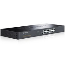 TP-Link 16 포트 기가비트 스위치 10/100/1000Mbps 데스크탑 허브 네트워크 풀/하프 듀플렉스 SG1016DT/T, 01 EU