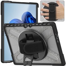 서피스독 Microsoft Surface Pro 8 13quot용 360 회전 충격 방지 태블릿 커버 7 6 5 4 surface go 2 3 커버 펀다용 12.3인치 케이스, 서피스 프로 4, 투명한