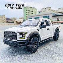 Maisto 1:24 20107 포드 랩터 F150 픽업 화이트 시뮬레이션 합금 자동차 모델 공예 장식 컬렉션 장난감 도, 01 f-150