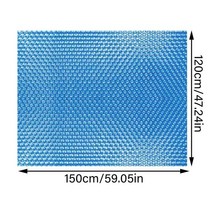 캠핑 바닥 방수포 타포린 그라운드시트 1pc Rectangle Swimming Pool Cover Tarpaulin Solar Protection He, 01 1.2x1.5m