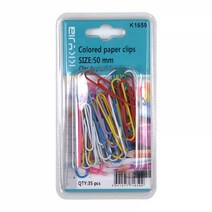 co 칼라페이퍼클립 2종 co-00124, 33mm-낱개_co-00124