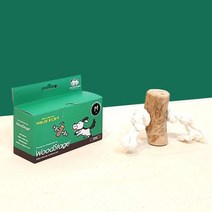 애견 우드토이M 10개 친환경 커피나무 + 로프장난감, 없음