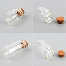 원형 코르크유리병 코르크마개 병 소형, 30x60mm, 기본