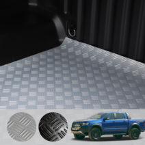 포드 레인저 랩터 와일드트랙 적재함 고무매트 트렁크매트 화물칸 깔판, 그레이