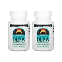 소스네추럴스 페닐알라닌 DL Phenylalanine 750mg 60정 2개