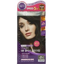메디힐 닥터포헤어 5분 클리닉 칼라크림 4N 진한갈색, 5개, 4N진한갈색