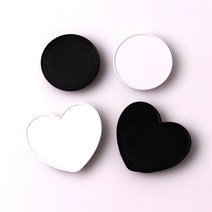 그립톡 스마트톡 만들기 레진아트 공예 DIY 핸드폰 스마트폰 거치대 데코덴 만들기, 원형블랙그립톡