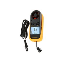 깊이게이지 두께측정기 도막 피막 도막측정기 2-in-1 풍속계 공기 디지털 산업용 모니터링 풍속 측정기 타워 윈드 서핑 에어컨 실외 측정기, 바람-노랑-nobox