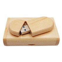 Chauuxee USB3.0 나무 플래시 드라이브 썸 드라이브 박스 포함 크리스마스 생일 선물 비즈니스 발렌타인 데이 선물 (메이플 16GB USB3.0), Maple 32GB USB3.0