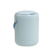 휴대용 세탁기 2.8L 12W 미니 워시 양말 속옷 블루 레이 항균 양동이, [04] JP, [02] Blue