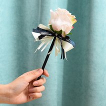 베베선물샵 장미꽃 볼펜 0.4mm / 잘써지는 중성펜, 핑크_1292240