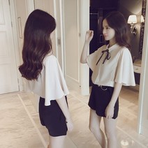 sun고질라▣카라디자인의 깔끔한 블라우스 단정한블라우스 깔끔한블라우스 로맨틱블라우스 걸리쉬블라우스 여성의류▣young고질라