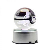 게임 볼 크리스탈 각인 LED 라이트 베이스 크리스마스 선물 글로벌 홈 데코 3D 몬스터 피규어263977, Only ball
