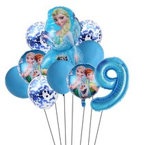 생일 풍선 레터링 파티룸 왕자 헬륨 번호 헬륨풍선 브라이덜샤워, 09 Number-9