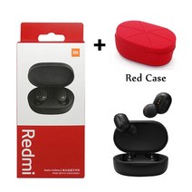 블루투스 이어셋 이어커프 이어폰Xiaomi-오리지널 Redmi Airdots S 무선 이어폰 블루투스 5.0 Mi Ture 버, 07 Add Case