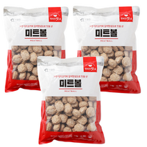 아워홈 미트볼 1kg x3개 에어프라이어요리, 3개
