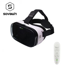 브이알 vr vr게임 vr폴트래커 vr게임기 3d게임 안경 가상현실새로운 fiit 2n 스마트폰 안경 google 판지 비디오 모델 헤드셋 4-639 42 42, 협력사, 흰색 게임 패드