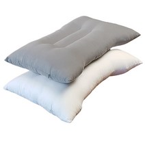경추베개 일자목베개 거북목베개 마이크로 극세사 진드기방지커버 경추목베개, 그레이