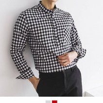 헨리넥 포인트 포켓 깅엄체크 남방 남자체크셔츠 기모셔츠 기모남방 루즈핏셔츠 남자겨울남방 남자겨울셔츠 겨울남방 남자셔츠 체크셔츠 남자체크남방 체크남방 헨리넥셔츠 남자남방