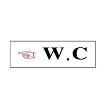 세모네모 3133 WC 190x60 표지판