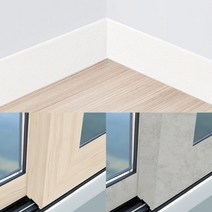 방문틀 우드 무늬 몰딩시트지 10cm 2.5m 접착식 띠벽지 인테리어 걸레받이, 프루티오크