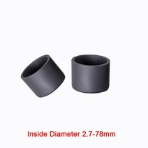 2.8mm-78.5mm 실리콘 고무 라운드 캡 의자 가구 피트 파이프 튜브 엔드 커버 더스트 씰 보호 가스켓 화이트, 02 Black_41 54.5mm-1pcs