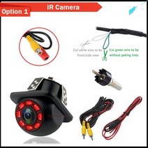 어라운드뷰 4채널블랙박스 3D어라운드뷰 Koorinwoo 주차 assis 스위치 케이블 자동차 앞 카메라 후면보기 8 조명 반전 야간 투시경 비디오 시스템 rca, With 8 IR Lights_12V