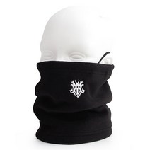 MQUM 폴라폴리스 겨울 넥워머 방한용품 목토시 마스크, 블랙